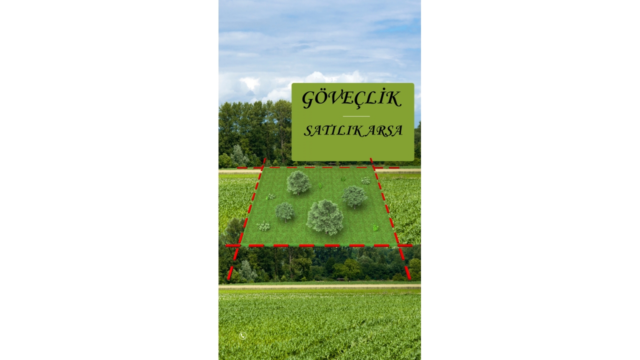 GÖVEÇLİK'DE  450 SATILIK ARSA